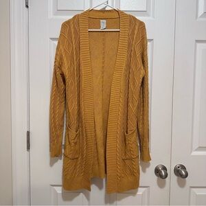 Joie Mustard Open Front Cardigan